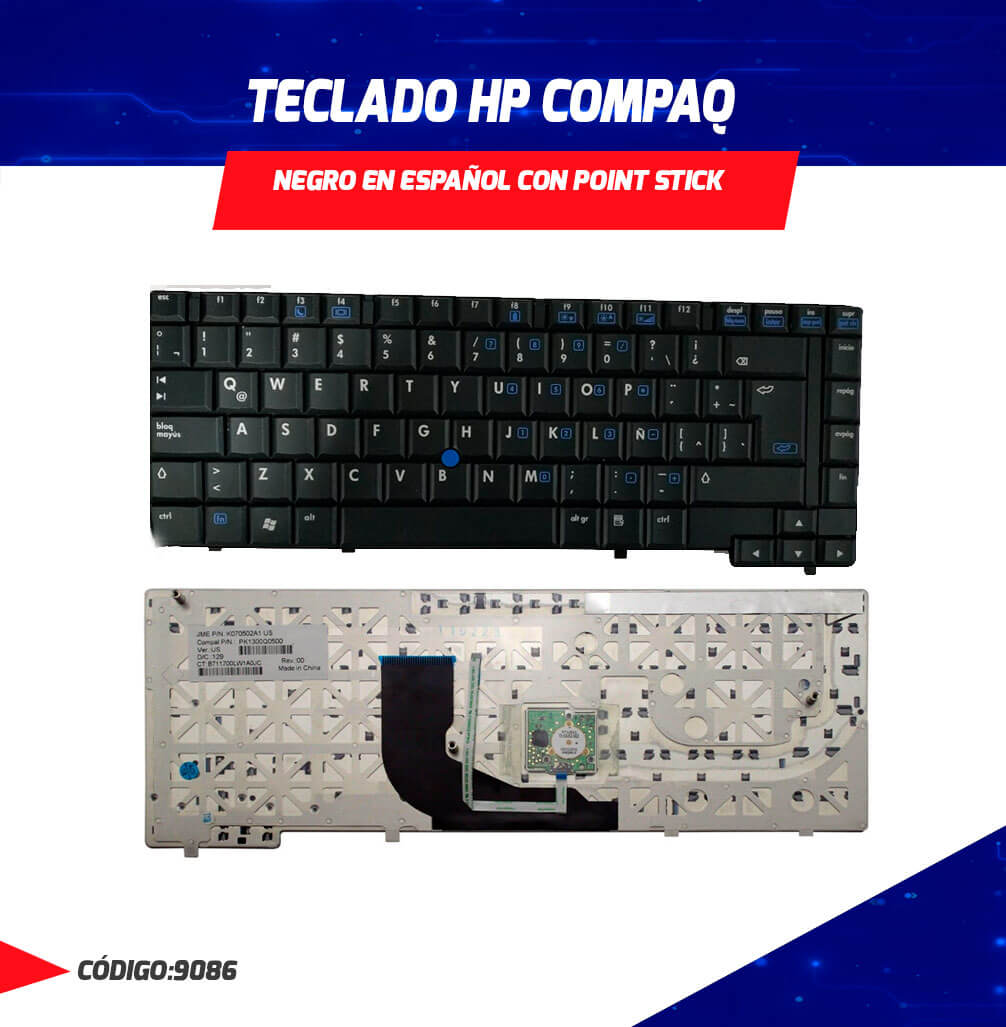 Teclado Para Laptop Hp Compaq 6910 6910p Negro En EspaÑol Point Stick