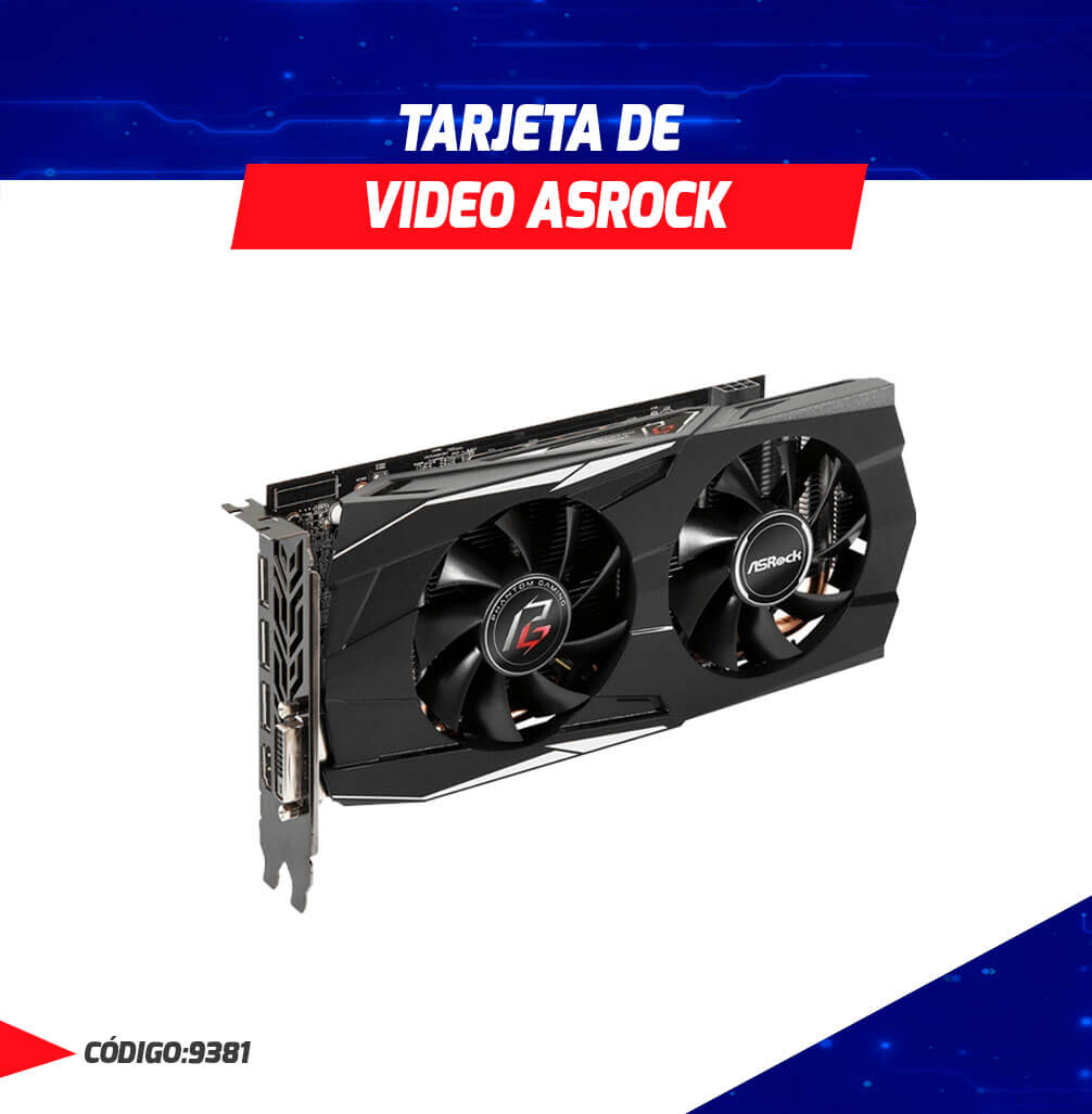TARJETA DE VIDEO ASROCK RADEON RX 570 PHANTOM GAMING 8G DDR5